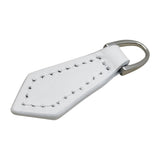 Maxbell PU Leather Zipper Pull Decorative Zipper Pull Tab for Zipper Repair Zip Pull White