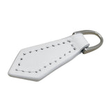 Maxbell PU Leather Zipper Pull Decorative Zipper Pull Tab for Zipper Repair Zip Pull White