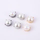 Maxbell 6Pcs Button Covers Trendy Cufflinks for Formal Ceremony Valentines Day Gifts Gold