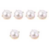 Maxbell 6Pcs Button Covers Trendy Cufflinks for Formal Ceremony Valentines Day Gifts Gold