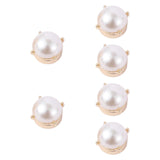 Maxbell 6Pcs Button Covers Trendy Cufflinks for Formal Ceremony Valentines Day Gifts Gold