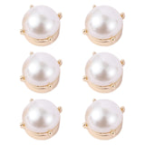 Maxbell 6Pcs Button Covers Trendy Cufflinks for Formal Ceremony Valentines Day Gifts Gold