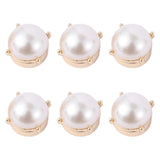 Maxbell 6Pcs Button Covers Trendy Cufflinks for Formal Ceremony Valentines Day Gifts Gold