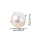 Maxbell 6Pcs Button Covers Trendy Cufflinks for Formal Ceremony Valentines Day Gifts Gold