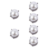 Maxbell 6Pcs Button Covers Trendy Cufflinks for Formal Ceremony Valentines Day Gifts Black