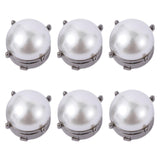 Maxbell 6Pcs Button Covers Trendy Cufflinks for Formal Ceremony Valentines Day Gifts Black