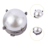 Maxbell 6Pcs Button Covers Trendy Cufflinks for Formal Ceremony Valentines Day Gifts Black