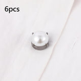 Maxbell 6Pcs Button Covers Trendy Cufflinks for Formal Ceremony Valentines Day Gifts Silver