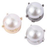 Maxbell 6Pcs Button Covers Trendy Cufflinks for Formal Ceremony Valentines Day Gifts Silver