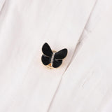 Maxbell 6x Butterfly Button Covers Clothing Accessories for Graduation Gifts Wedding Black