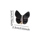 Maxbell 6x Butterfly Button Covers Clothing Accessories for Graduation Gifts Wedding Black