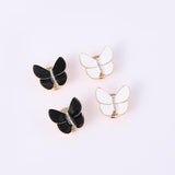 Maxbell 6x Butterfly Button Covers Clothing Accessories for Graduation Gifts Wedding Black