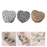 Maxbell 6x Women Cufflinks 18mm Women's Jewelry for Birthday Anniversary Formal Wear Gold