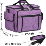 Maxbell Sewing Machine Carrying Case Oxford Cloth Sewing Tote for Camping Travel Gym