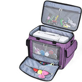 Maxbell Sewing Machine Carrying Case Oxford Cloth Sewing Tote for Camping Travel Gym