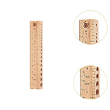 Maxbell Knitting Pin Ruler Practical Crochet Hook Ruler for Craft Supplies Beginners
