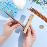 Maxbell Knitting Pin Ruler Practical Crochet Hook Ruler for Craft Supplies Beginners