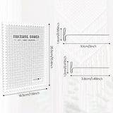 Maxbell Macrame Board Gridded Mat for Hand Knitting Work Project Stringing Projects