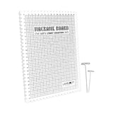 Maxbell Macrame Board Gridded Mat for Hand Knitting Work Project Stringing Projects