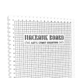Maxbell Macrame Board Gridded Mat for Hand Knitting Work Project Stringing Projects