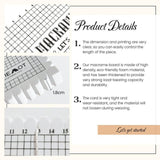 Maxbell Macrame Board Gridded Mat for Hand Knitting Work Project Stringing Projects