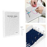 Maxbell Macrame Board Gridded Mat for Hand Knitting Work Project Stringing Projects