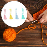 Maxbell 4 Pieces Yarn Guides Beginners Portable DIY Crafting Projects Finger Holders