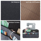 Maxbell Sewing Machine Pad Sturdy for Sewing Accessories Multifunctional Storage Bag