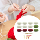 Maxbell Rose Bouquet Blanket Crochet Kit Men Women Beginners Gift DIY Flower Blanket