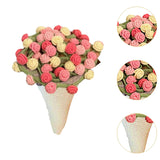 Maxbell Flower Bouquet Blanket Crochet Kit Gift Decoration for Anniversary Men Women 100cm