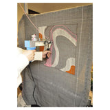 Tufting Cloth with Marked Lines Polyester DIY Crafts Supplies Tufting Fabric 2.23x4 meter