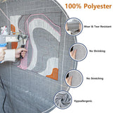 Tufting Cloth with Marked Lines Polyester DIY Crafts Supplies Tufting Fabric 2.23x4 meter