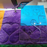 11x Free Motion Quilting Templates 3mm for Domestic Sewing Machine Beginners