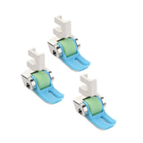 Maxbell 3Pcs Narrow Roller Presser Foot Replace Parts for Sewing Machine Accessories