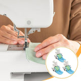 Maxbell 3Pcs Narrow Roller Presser Foot Replace Parts for Sewing Machine Accessories