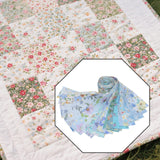 Maxbell 40x Roll Fabric Strips Crafting Patchwork Craft for Blanket Home Decor blue