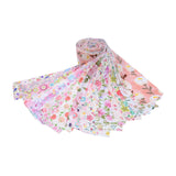 Maxbell 40x Roll Fabric Strips Crafting Patchwork Craft for Blanket Home Decor pink