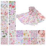Maxbell 40x Roll Fabric Strips Crafting Patchwork Craft for Blanket Home Decor pink