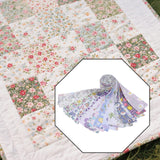 Maxbell 40x Roll Fabric Strips Crafting Patchwork Craft for Blanket Home Decor violet