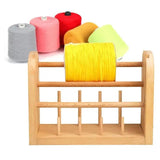 Maxbell Wooden Spools Holder Storage Sewing Thread Organizer for Embroidery Quilting