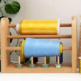 Maxbell Wooden Spools Holder Storage Sewing Thread Organizer for Embroidery Quilting