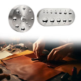 Maxbell Dapping Doming Block Dapping Block for Jewel Clasp Snap Button Round