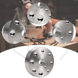 Maxbell Dapping Doming Block Dapping Block for Jewel Clasp Snap Button Round