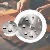 Maxbell Dapping Doming Block Dapping Block for Jewel Clasp Snap Button Round