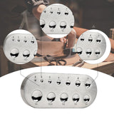Maxbell Dapping Doming Block Dapping Block for Jewel Clasp Snap Button Oval