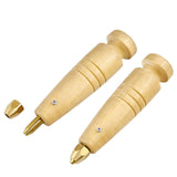 Maxbell Sewing Awl Haft Shoe Repair Wooden Handle for Leatherworking Punching Adults