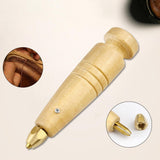 Maxbell Sewing Awl Haft Shoe Repair Wooden Handle for Leatherworking Punching Adults