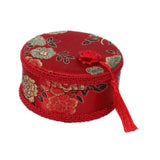 Maxbell Sewing Set for Adults Small Round Sewing Box Tape Measure for Dorm Household