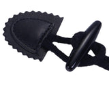 Maxbell 4x Coat Toggle Buttons Portable Coat Fastener for Knitwear Cloak Woolen Coat Black