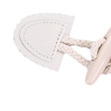 Maxbell 4x Coat Toggle Buttons Portable Coat Fastener for Knitwear Cloak Woolen Coat White